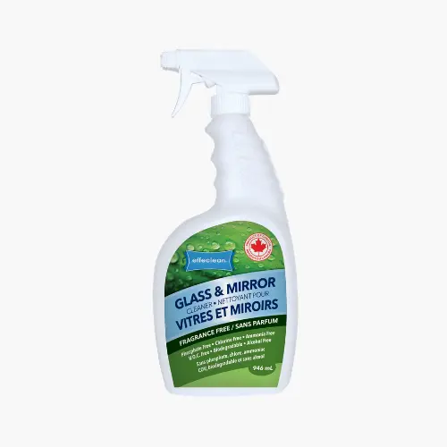 Effeclean Glass & Mirror Cleaner 946ml Effeclean Glass and Mirror Cleaner bottle for streak-free sparkling clean surfaces
