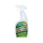 Bouteille de nettoyant pour planchers de bois franc et de vinyle Effeclean et format commercial pour un nettoyage de plancher sûr