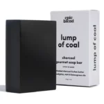 Savon en barre Morceau de charbon d’Epic Blend, barre de savon végane au charbon noir de 114 g fabriquée en Colombie-Britannique