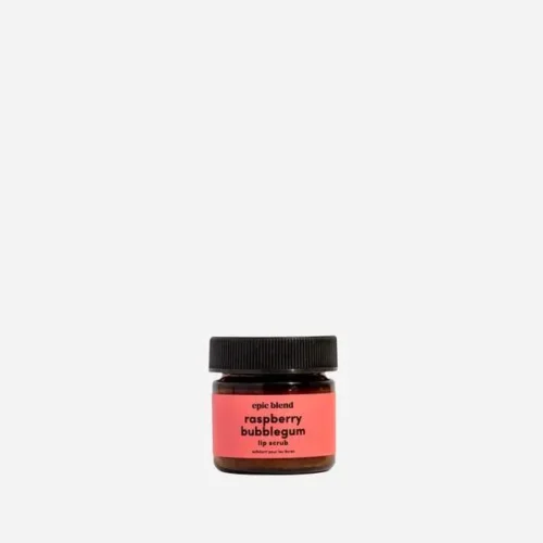 Raspberry Bubblegum Lip Scrub by Epic Blend, 28 g vegan exfoliating lip scrub made in British Columbia