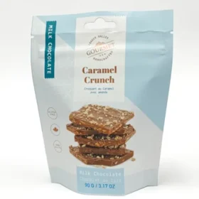 Fraser Valley Gourmet Caramel Crunch Milk Chocolate Almond 90g – Made in British Columbia