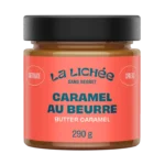 Pot de 290 g de caramel au beurre La Lichée, sauce au caramel onctueuse du Québec
