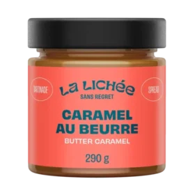 La Lichée Butter Caramel 290g jar creamy Quebec caramel sauce