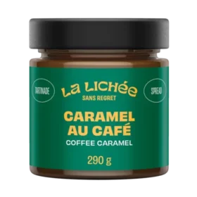 La Lichée Coffee Caramel 290g jar creamy Quebec caramel with real coffee