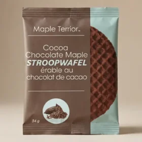 Maple Terroir Cocoa Chocolate Maple Stroopwafel 34g – Made in British Columbia