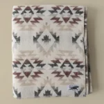 Wool Cabin Blanket Kelowna by MTN.HEAD, 90% wool 10% polyester, 70 x 58 inches, cut and sewn in Toronto, Ontario