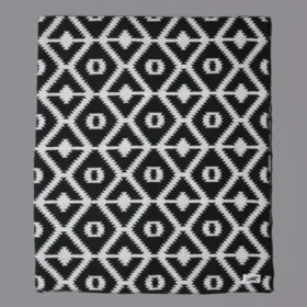 Wool Cabin Blanket Tofino by MTN.HEAD, 90% wool 10% polyester, 70 x 58 inches, cut and sewn in Toronto, Ontario