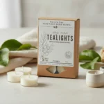Nature Soylights Cire de soja Thé Light Candles pack de 6 – Fabriqués en Alberta