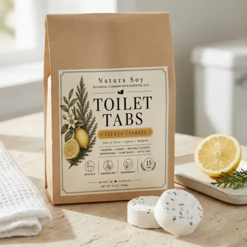 Natura Soy Toilet Tabs Natura Soy Toilet Tabs natural fizzing toilet cleaner tablets – Made in Alberta