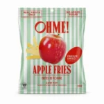 OHME! Foods Freeze-Dried Apple Fries Snack Size bag with crispy apple sticks