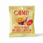 OHME ! Aliments Sachet de 15g de protéines de fruit de la passion avec snacks tropicaux de fruit de la passion