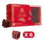 Bombes à cocktail Sangria de Noël Poseidn, paquet de 6 (95,25 g) avec bombes à boisson rouges festives