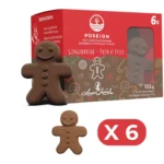 Bombes de chocolat chaud Poseidn au pain d’épice, paquet de 6, 127,01 g avec bombes à boisson rouges festives