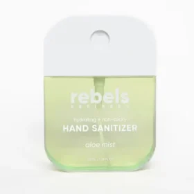 Rebels Refinery Aloe Mist Pocket Hand Sanitizer portable bottle with aloe vera spray