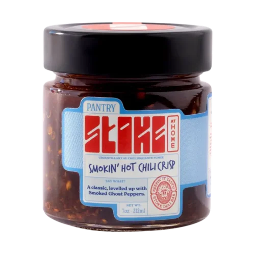 Stoke at Home Smokin' Hot Chili Crisp Stoke at Home Smokin' Hot Chili Crisp with Smoked Ghost Peppers 212mL – Made in Ontario